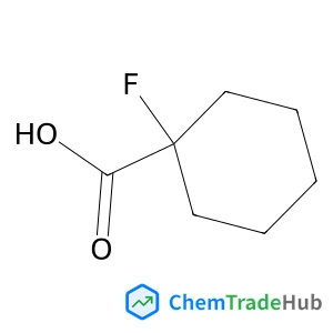 1-Fluorocyclohexanecarboxylic acid structure