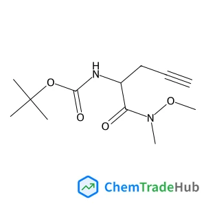 2-Methyl-2-propanyl {1-[methoxy(methyl)amino]-1-oxo-4-pentyn-2-yl}carbamate