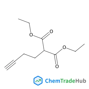 Diethyl 2-(but-3-yn-1-yl)malonate structure