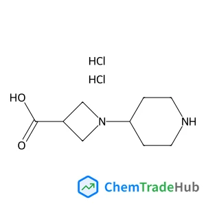 1-(4-Piperidinyl)-3-azetidinecarboxylic acid dihydrochloride
