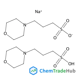 Sodium 3-(4-morpholinyl)-1-propanesulfonate - 3-(4-morpholinyl)-1-propanesulfonic acid (1:1:1)