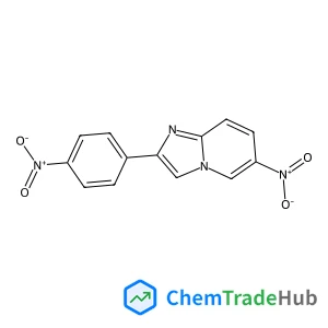 6-Nitro-2-(4-nitrophenyl)imidazo[1,2-a]pyridine structure