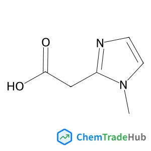 (1-Methyl-1H-imidazol-2-yl)acetic acid structure