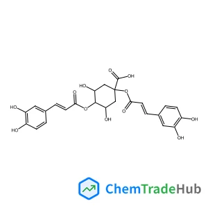 (1S,2S,3S,4R)-1,4-Bis{[(2E)-3-(3,4-dihydroxyphenyl)-2-propenoyl]oxy}-2,3-dihydroxycyclohexanecarboxylic acid