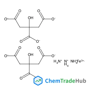 Iron(3+) 2-hydroxy-1,2,3-propanetricarboxylate ammoniate (1:1:1)