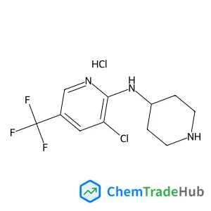 3-Chloro-N-(4-piperidinyl)-5-(trifluoromethyl)-2-pyridinamine hydrochloride (1:1)