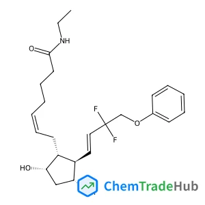 (5Z)-7-{(1R,2R,3R,5S)-2-[(1E)-3,3-Difluoro-4-phenoxy-1-buten-1-yl]-3,5-dihydroxycyclopentyl}-N-ethyl-5-heptenamide