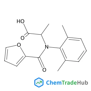 (2S)-2-[N-(Furan-2-carbonyl)-2,6-dimethylanilino]propanoic acid