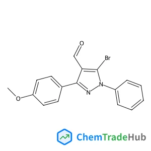 5-Bromo-3-(4-methoxyphenyl)-1-phenyl-1H-pyrazole-4-carbaldehyde