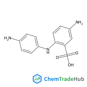 5-Amino-2-[(4-aminophenyl)amino]benzenesulfonic acid