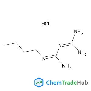 N-butyl-1-carbamimidamidomethanimidamide hydrochloride
