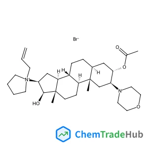 (2beta,3alpha,5beta,9beta,14beta,16beta,17beta)-3-Acetoxy-16-(1-allyl-1-pyrrolidiniumyl)-17-hydroxy-2-(4-morpholinyl)androstane bromide