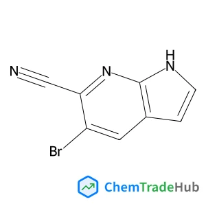 5-bromo-1H-pyrrolo[2,3-b]pyridine-6-carbonitrile