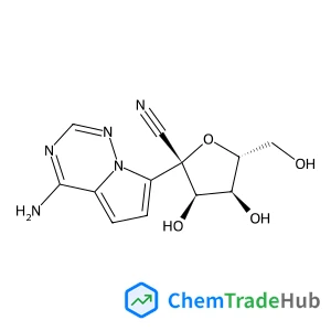(2R,3R,4S,5R)-2-(4-Aminopyrrolo[2,1-f][1,2,4]triazin-7-yl)-3,4-dihydroxy-5-(hydroxymethyl)tetrahydro-2-furancarbonitrile