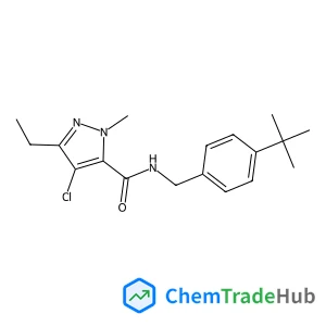 4-Chloro-3-ethyl-1-methyl-N-[4-(2-methyl-2-propanyl)benzyl]-1H-pyrazole-5-carboxamide