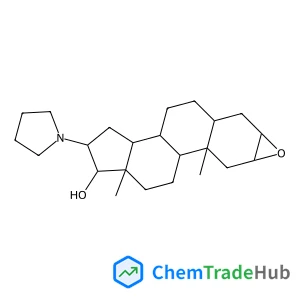 (1R,2S,3aS,3bR,5aS,6aS,7aR,8aS,8bS,10aS)-8a,10a-Dimethyl-2-(pyrrolidin-1-yl)hexadecahydro-1H-cyclopenta[7,8]phenanthro[2,3-b]oxiren-1-ol