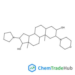 (2b,3a,5a,16b,17b)-2-(4-Morpholinyl)-16-(1-pyrrolidinyl)androstane-3,17-diol