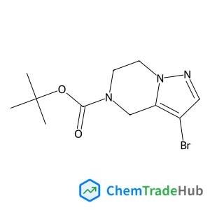 2-Methyl-2-propanyl 3-bromo-6,7-dihydropyrazolo[1,5-a]pyrazine-5(4H)-carboxylate