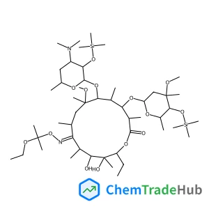 6-O-Methyl-2',4''-bis-O-(trimethylsilyl)-9-[O-(1-ethoxy-1-methylethyl)oxime]-Erythromycin