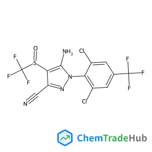 5-amino-1-[2,6-dichloro-4-(trifluoromethyl)phenyl]-4-trifluoromethanesulfinyl-1H-pyrazole-3-carbonitrile