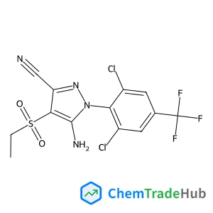 5-Amino-1-[2,6-dichloro-4-(trifluoromethyl)phenyl]-4-(ethylsulfonyl)-1H-pyrazole-3-carbonitrile