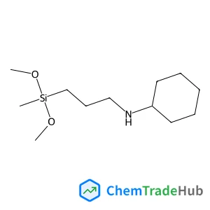 N-{3-[Dimethoxy(methyl)silyl]propyl}cyclohexanamine