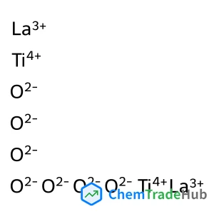 Lanthanum titanium oxide (La2Ti2O7) structure