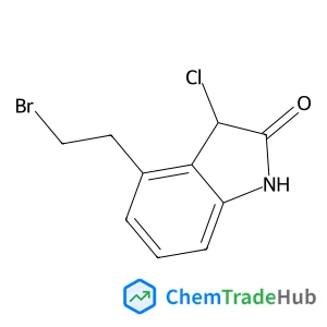 4-(2-Bromoethyl)-3-chloro-1,3-dihydro-2H-indol-2-one