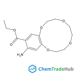 Ethyl 13-amino-2,3,5,6,8,9-hexahydro-1,4,7,10-benzotetraoxacyclododecine-12-carboxylate