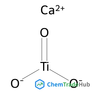 Calcium dioxido(oxo)titanium