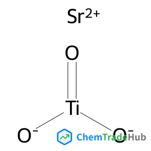 Strontium dioxido(oxo)titanium