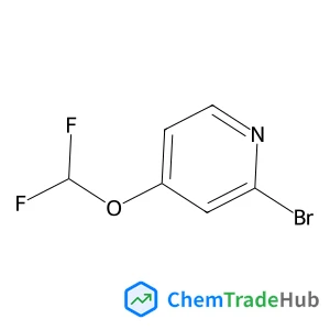 2-Bromo-4-(difluoromethoxy)pyridine structure
