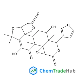 (4aS,8aR,8bR,9aS,12S,12aS,13S,14aR,14bR)-12-(3-Furyl)-7,13-dihydroxy-6,6,8a,12a-tetramethyl-4,4a,8a,12,12a,13,14,14a-octahydro-3H-oxireno[d]pyrano[4',3':3,3a][2]benzofuro[5,4-f]isochromene-3,8,10(6H,9
aH)-trione