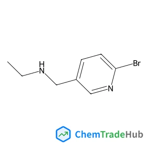N-[(6-Bromo-3-pyridinyl)methyl]ethanamine structure