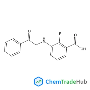 2-Fluoro-3-[(2-oxo-2-phenylethyl)amino]benzoic acid
