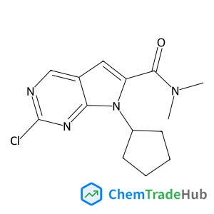 2-Chloro-7-cyclopentyl-N,N-dimethyl-7H-pyrrolo[2,3-d]pyrimidine-6-carboxamide