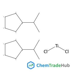 BIS(I-PROPYLCYCLOPENTADIENYL)TITANIUM DICHLORIDE structure