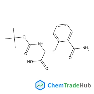 2-Carbamoyl-N-{[(2-methyl-2-propanyl)oxy]carbonyl}-D-phenylalanine