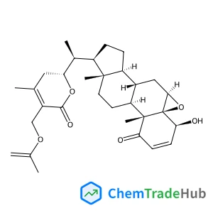 (4beta,5beta,6beta,22R)-4-Hydroxy-27-(isopropenyloxy)-5,6:22,26-diepoxyergosta-2,24-diene-1,26-dione (4beta,5beta,6beta,22R)-4-Hydroxy-27-(isopropenyloxy)-5,6:22,26-diepoxyergosta-2,24-diene-1,26-dione