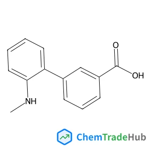 2'-(Methylamino)-3-biphenylcarboxylic acid structure 2'-(Methylamino)-3-biphenylcarboxylic acid structure