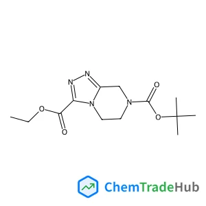 3-Ethyl 7-(2-methyl-2-propanyl) 5,6-dihydro[1,2,4]triazolo[4,3-a]pyrazine-3,7(8H)-dicarboxylate