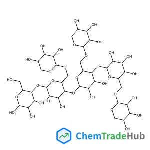 Heptasaccharide Glc4Xyl3 structure