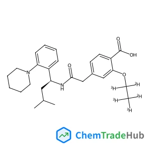 2-[(~2~H_5_)Ethyloxy]-4-[2-({(1S)-3-methyl-1-[2-(1-piperidinyl)phenyl]butyl}amino)-2-oxoethyl]benzoic acid