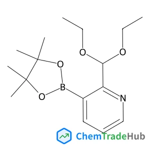 2-(Diethoxymethyl)-3-(4,4,5,5-tetramethyl-1,3,2-dioxaborolan-2-yl)pyridine