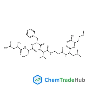 L-alpha-Aspartyl-L-seryl-L-phenylalanyl-L-valyl-beta-alanyl-L-leucyl-L-methioninamide