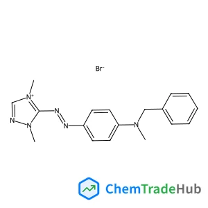 5-[(E)-{4-[Benzyl(methyl)amino]phenyl}diazenyl]-1,4-dimethyl-1H-1,2,4-triazol-4-ium bromide