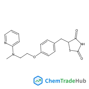 5-(4-{2-[Methyl(2-pyridinyl)amino]ethoxy}benzyl)-1,3-thiazolidine-2,4-dione