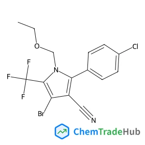 4-Bromo-2-(4-chlorophenyl)-1-(ethoxymethyl)-5-(trifluoromethyl)-1H-pyrrole-3-carbonitrile