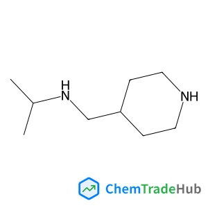 N-(4-Piperidinylmethyl)-2-propanamine structure