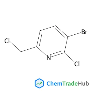 3-BROMO-2-CHLORO-6-(CHLOROMETHYL)PYRIDINE